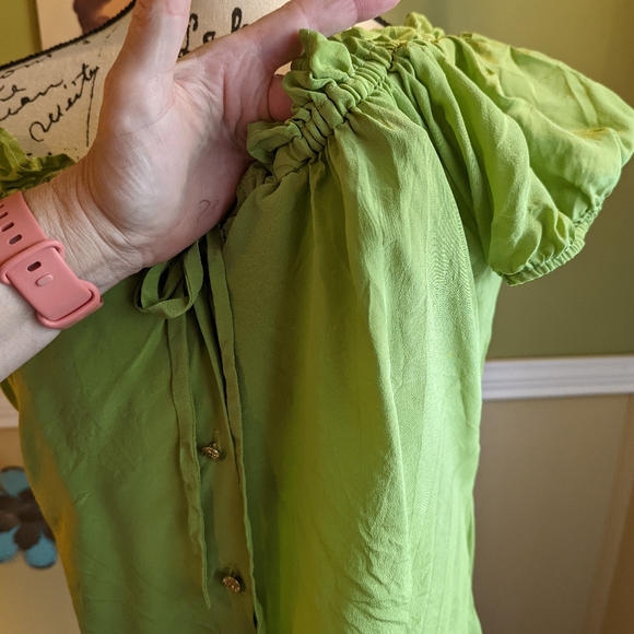 Leona by Lauren Leonard silk blouse - Picture 5 of 11